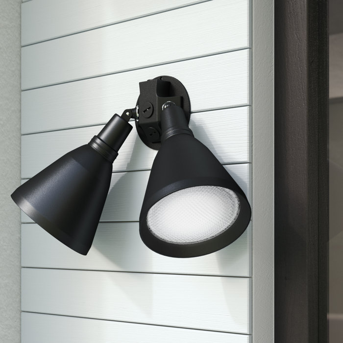 Latitude Run® Lowe Outdoor Security Flood Light & Reviews Wayfair